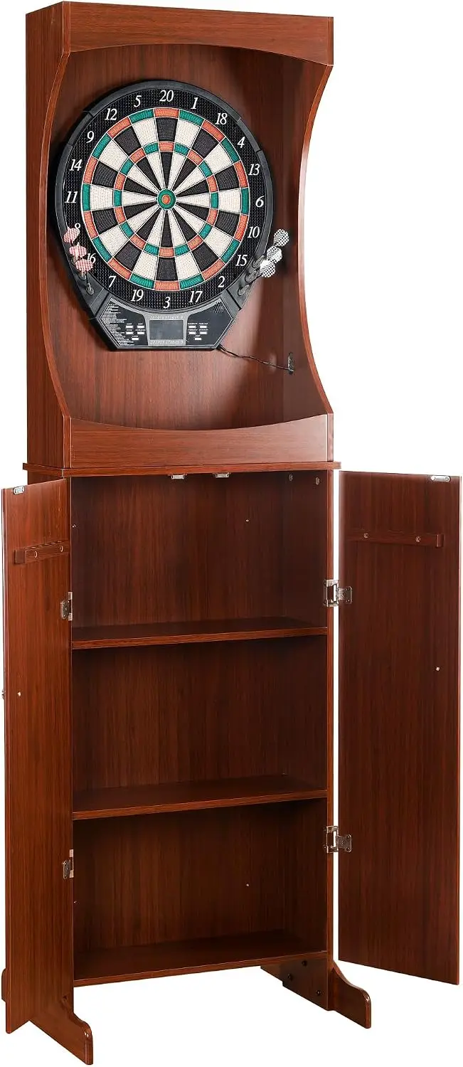 Electronic Dartboard Cabinet - Set di Freccette Elettroniche Outlaw con