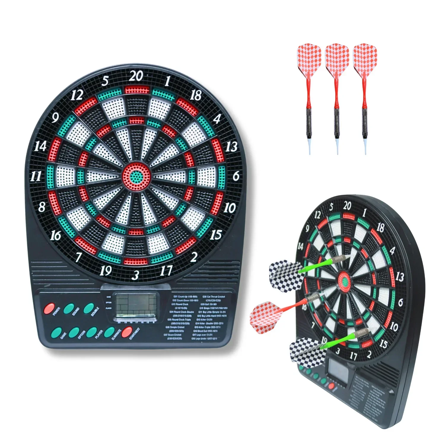 Electronic Dartboard Cabinet - Tavolo da Freccette Elettronico Portatile -
