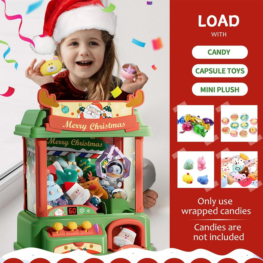 Macchina per artigli di natale - Arcade Toy Claw Vending Machine recensione e prezzo