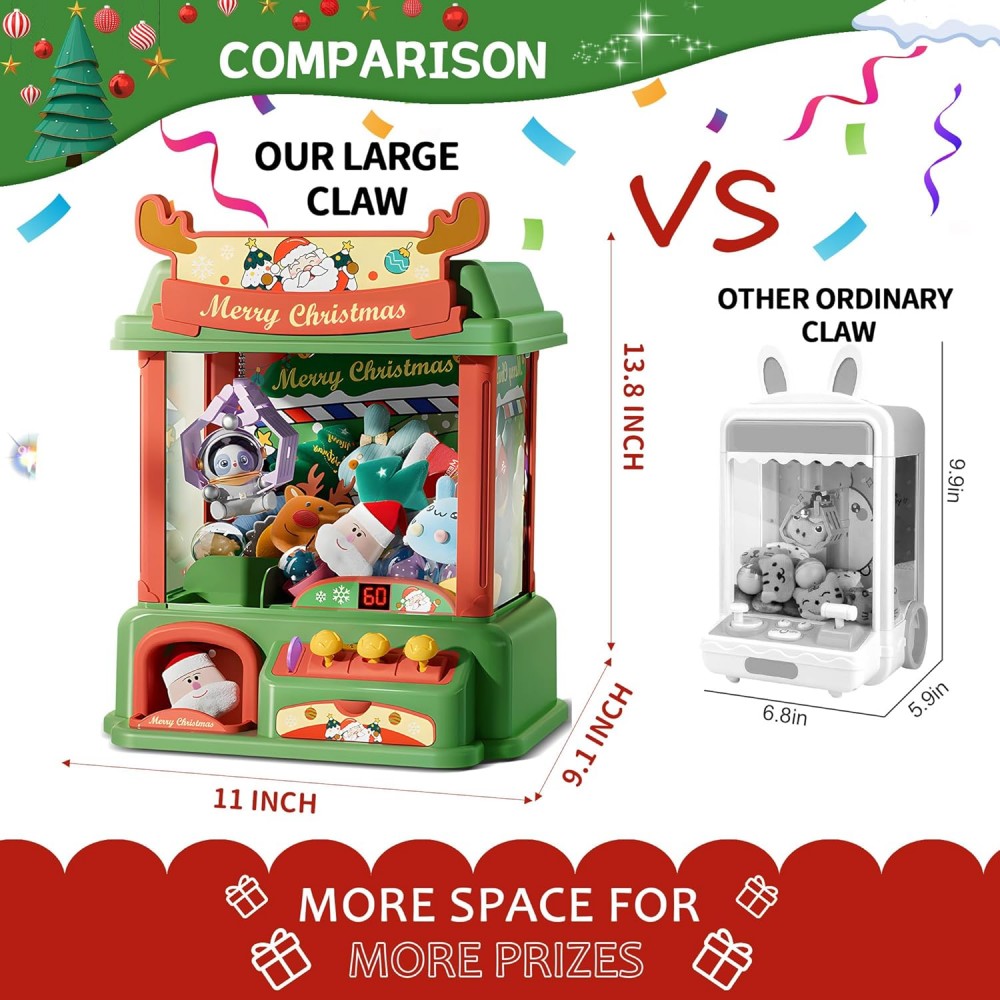 Macchina per artigli di natale - Arcade Toy Claw Vending Machine recensione e prezzo