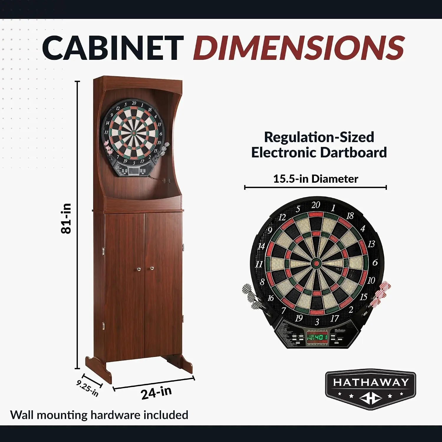 Set di Freccette Elettroniche  - Electronic Dartboard Cabinet recensione e prezzo