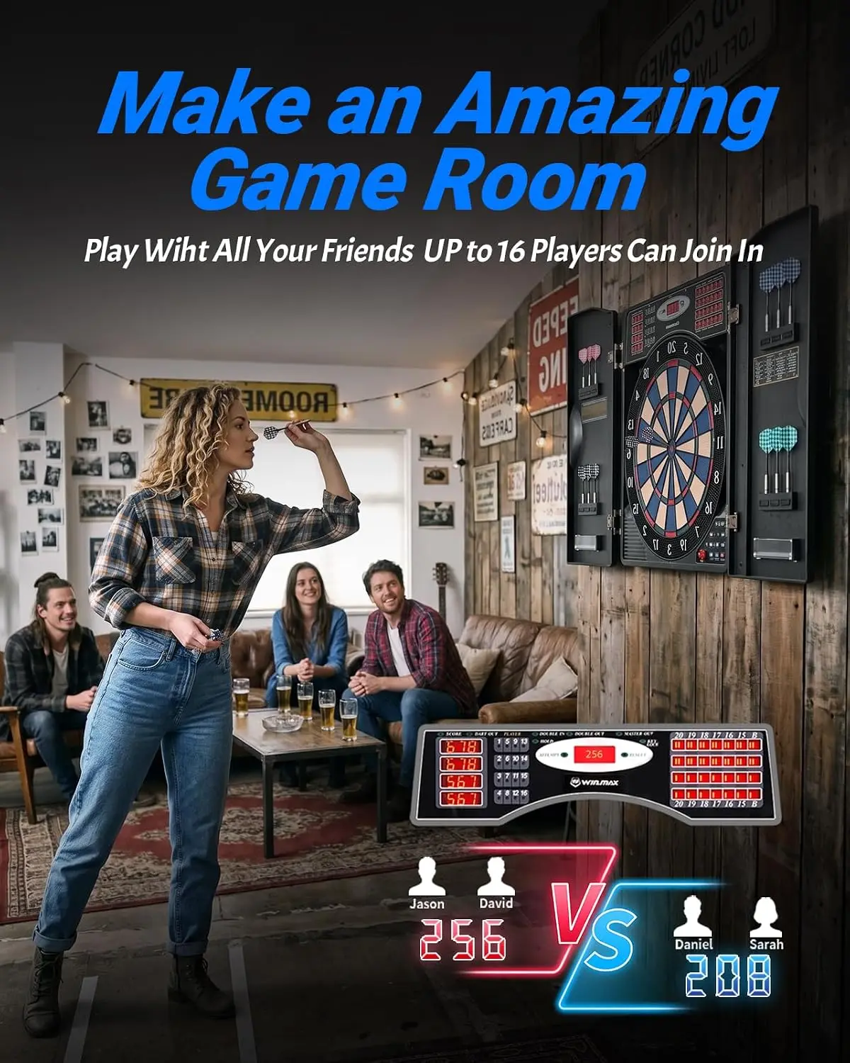 Set di Freccette Elettroniche  - Electronic Dartboard Cabinet recensione e prezzo
