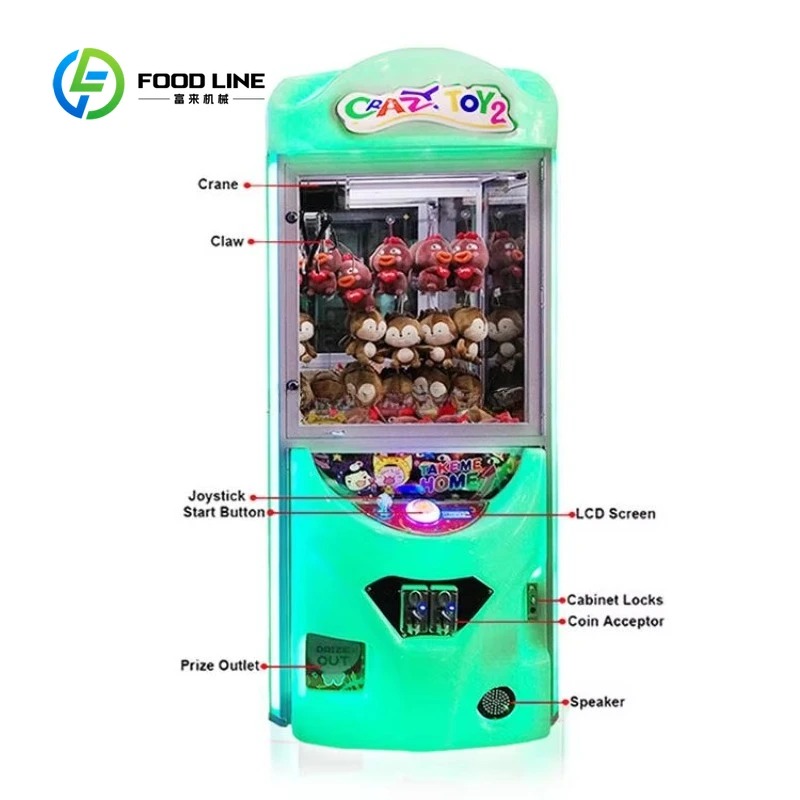 Macchina da gioco arcade a gru - Arcade Toy Claw Vending Machine recensione e prezzo