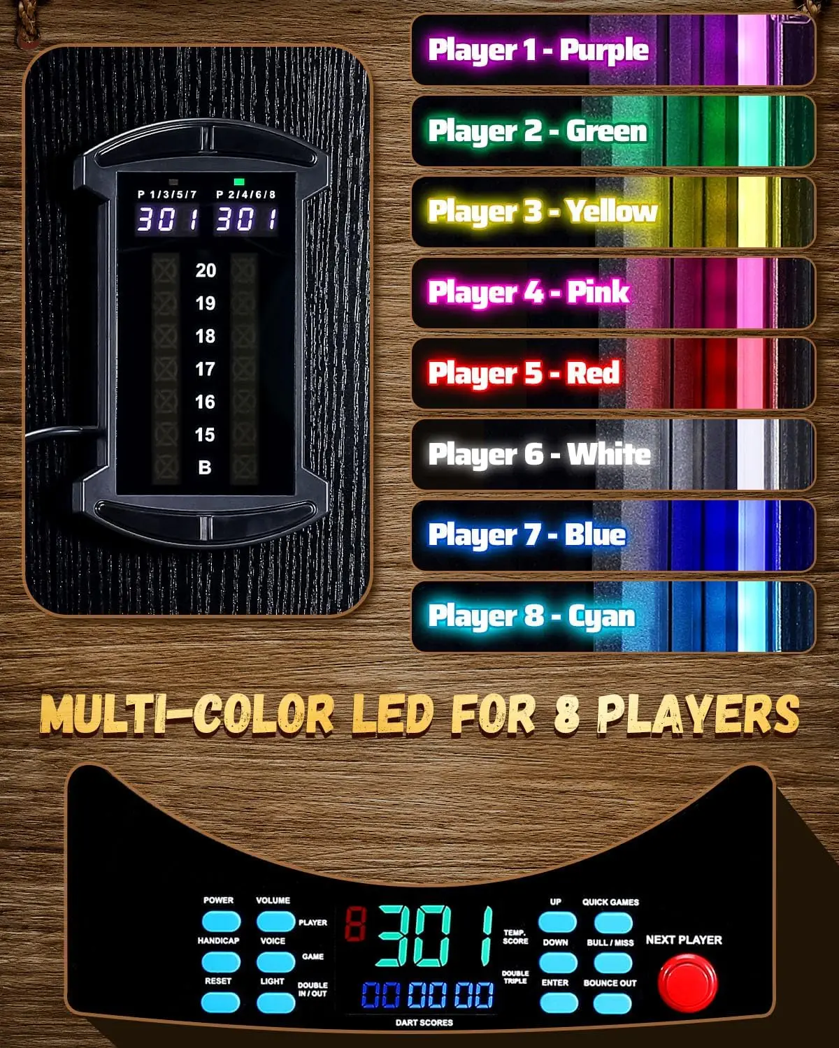 Bersaglio Elettronico per Frec - Electronic Dartboard Cabinet recensione e prezzo