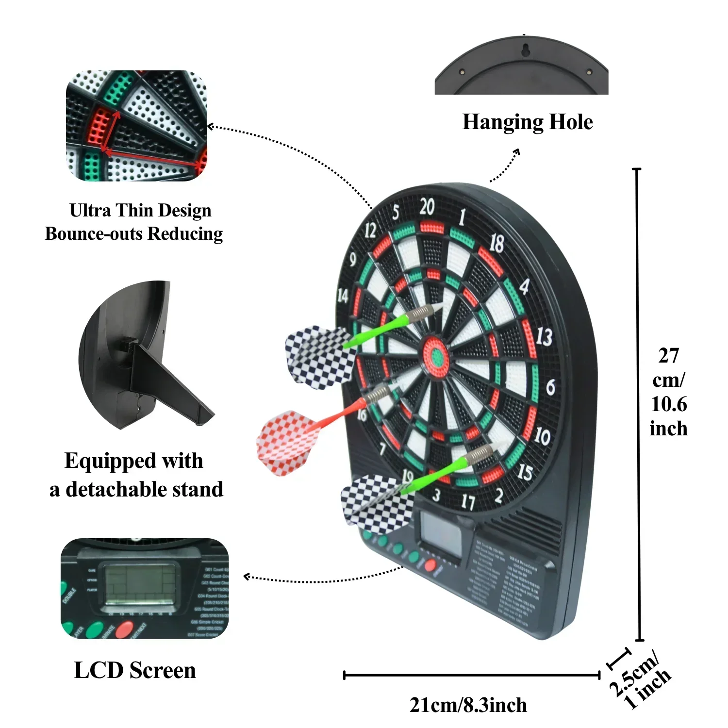 Tavolo da Freccette Elettronic - Electronic Dartboard Cabinet recensione e prezzo