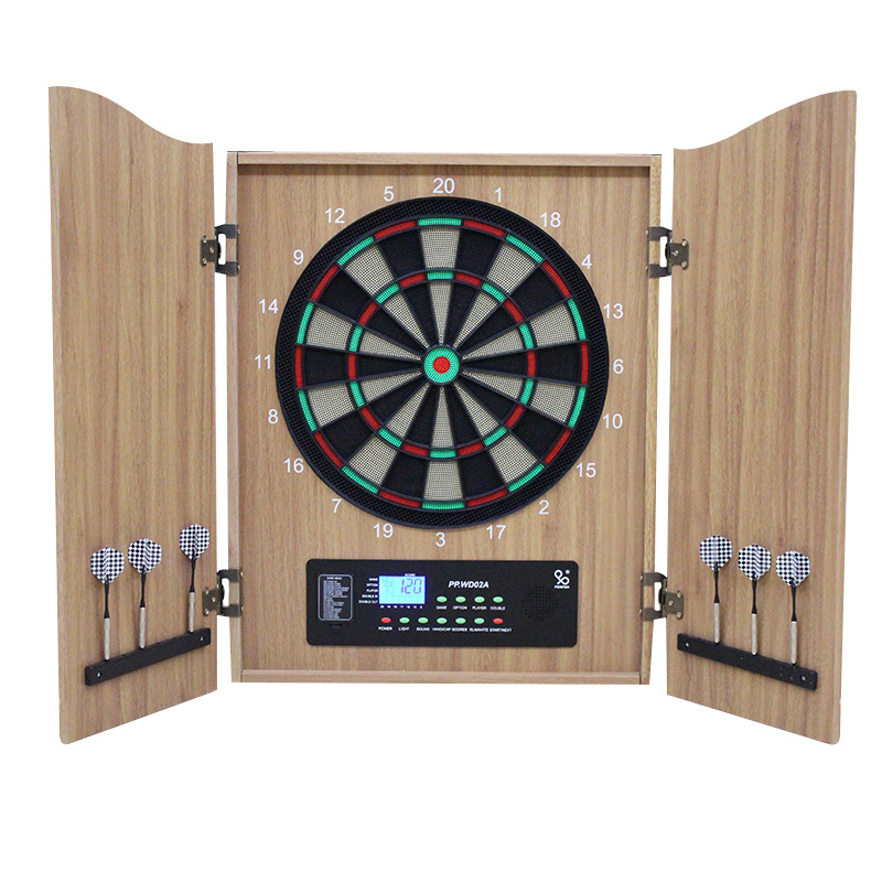 Armadietto di lusso in legno p - Electronic Dartboard Cabinet recensione e prezzo