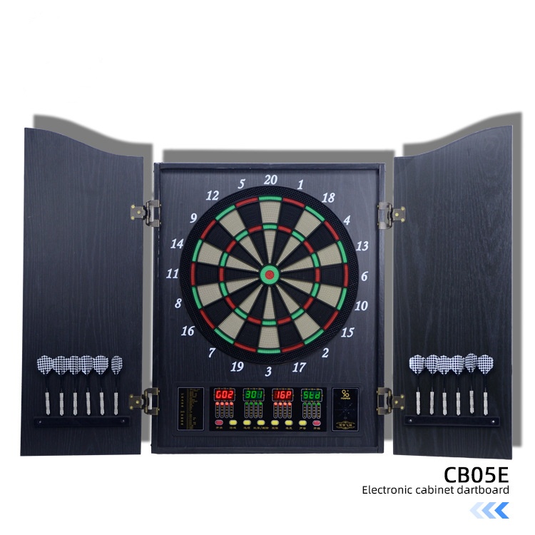 Armadietto di lusso in legno p - Electronic Dartboard Cabinet recensione e prezzo
