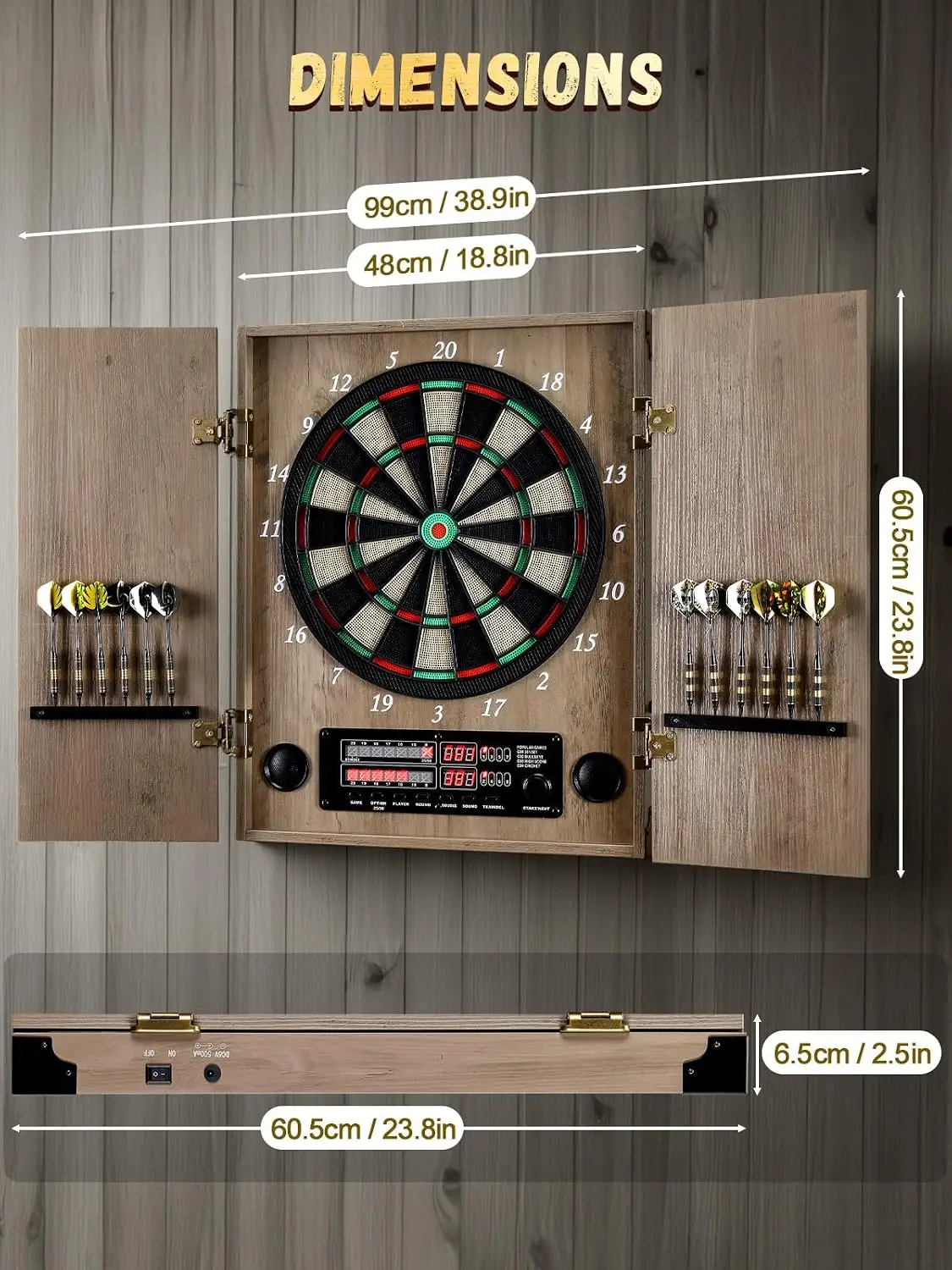 Bersaglio Elettronico per Frec - Electronic Dartboard Cabinet recensione e prezzo