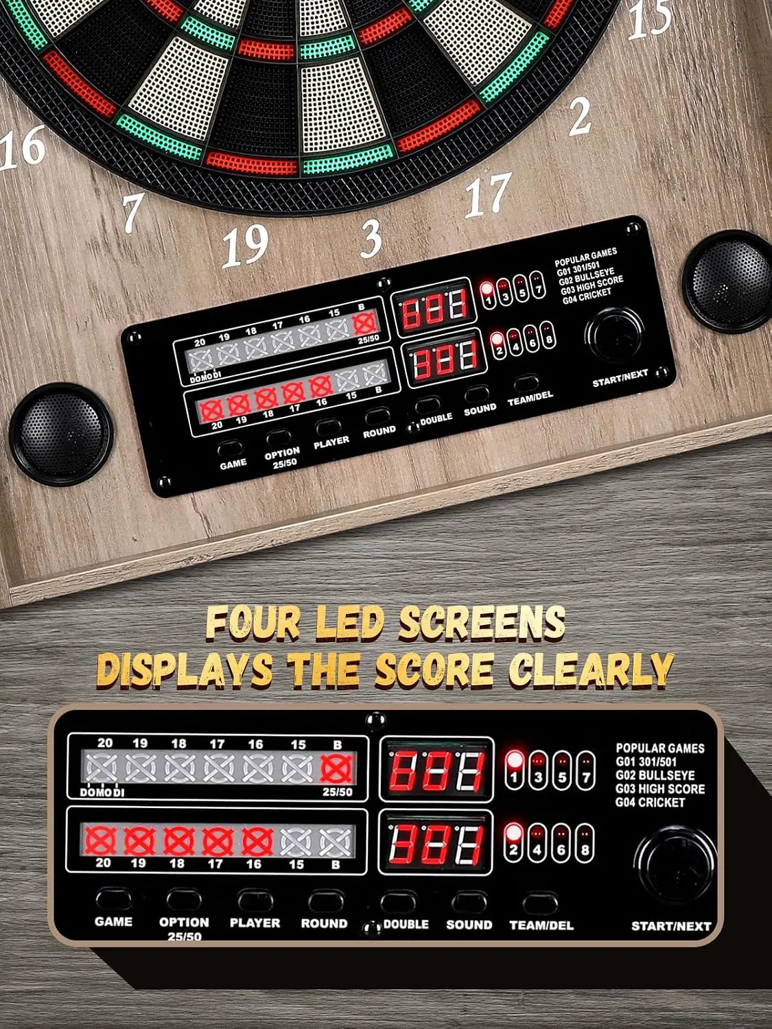 Bersaglio Elettronico per Frec - Electronic Dartboard Cabinet recensione e prezzo